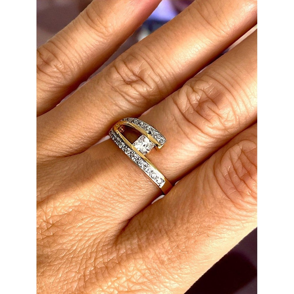 Anillo Victoria Oro 18 Klt.